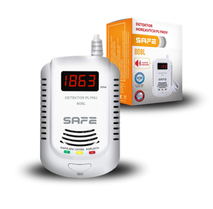 Safe Detektor hořlavých a výbušných plynů  808L(zemní plyn)