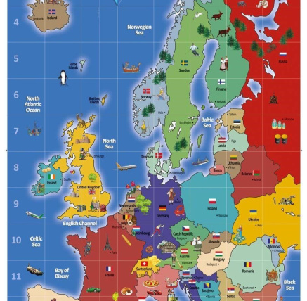 TT - Bee-Bot podložka Evropa 1,45 x 0,8