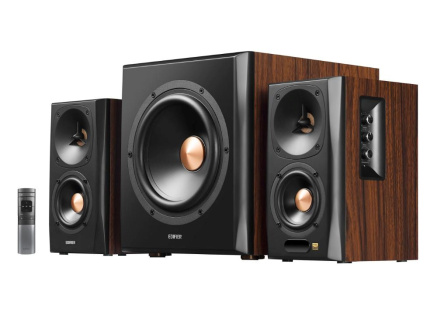 EDIFIER reproduktory S360DB, 155W, hnědá