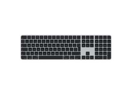 APPLE Magic Keyboard (Touch ID, Numeric Keypad) - Black Keys - EN
