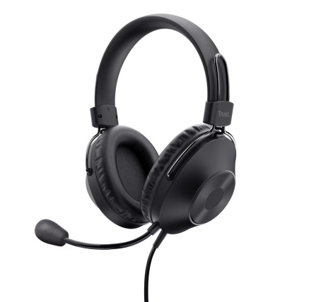 TRUST Sluchátka Ozo Analogová sluchátka, černá