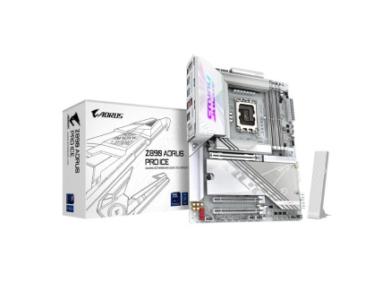 GIGABYTE MB Sc LGA1851 Z890 AORUS PRO ICE, Intel Z890, 4xDDR5, 1xHDMI, 2xThunderbolt, WiFi
