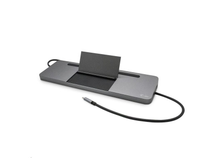 i-tec USB-C Metal Ergonomic 4K 3x Display Docking Station + Power Delivery 85 W