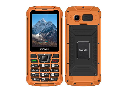 EVOLVEO StrongPhone Z6, vodotěsný odolný Dual SIM telefon, oranžová EVOLVEO StrongPhone Z6, vodotěsný odolný Dual SIM telefon, oranžová