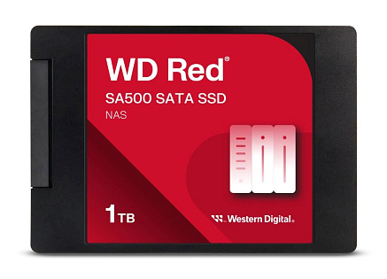 WD RED SSD 3D NAND WDS100T1R0A 1TB SATA/600 Powered by SanDisk, (R:560, W:530MB/s), 2.5" WD RED SSD 3D NAND WDS100T1R0A 1TB SATA/600 Powered by SanDisk, (R:560, W:530MB/s), 2.5"