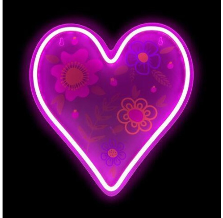 2Kids Toys LED NEON LIGHT lampička Srdce 2Kids Toys LED NEON LIGHT lampička Srdce