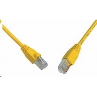 Solarix Patch kabel CAT6 SFTP PVC 0,5m žlutý snag-proof C6-315YE-0,5MB