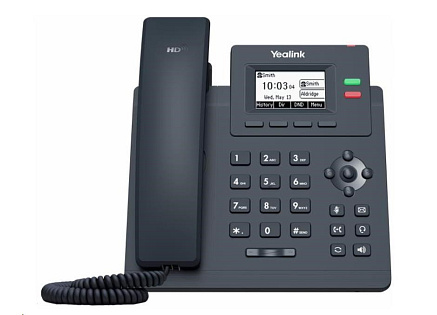 Yealink SIP-T31G IP telefon, 2,3" 132x64 grafický, 2x RJ45 10/100/1000, PoE, 2x SIP, s adaptérem Yealink SIP-T31G IP telefon, 2,3" 132x64 grafický, 2x RJ45 10/100/1000, PoE, 2x SIP, s adaptérem