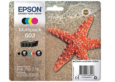 EPSON ink Multipack "Hvězdice" 4-colours 603 Ink EPSON ink Multipack "Hvězdice" 4-colours 603 Ink
