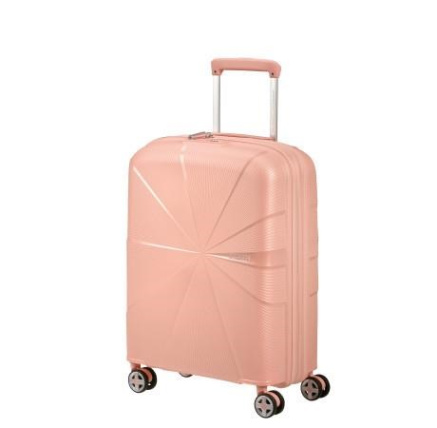 American Tourister STARVIBE SPINNER 55/20 EXP TSA METALLIC PEACH American Tourister STARVIBE SPINNER 55/20 EXP TSA METALLIC PEACH