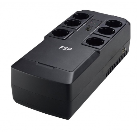 Fortron UPS FSP NanoFit 600, 600 VA, 2xUSB power, LED, offline