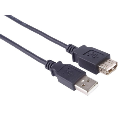 PremiumCord kabel prodlužovací USB 2.0, A-A, 0,5m, černá PremiumCord kabel prodlužovací USB 2.0, A-A, 0,5m, černá