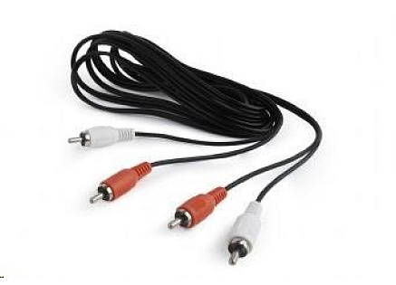 GEMBIRD Kabel přípojný 2xcinch/2xcinch, 5m, audio