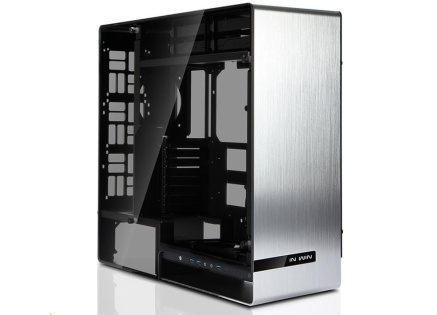 IN WIN skříň 909, Full Tower, bez zdroje, Silver, USB 3.1