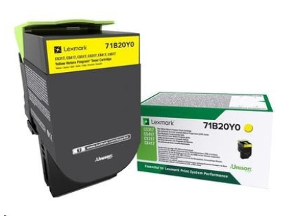 Lexmark C330H40 Žlutá vysokokapacitní tisková kazeta Lexmark C330H40 Žlutá vysokokapacitní tisková kazeta