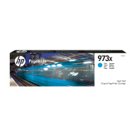 HP 973X High Yield Cyan Original PageWide Cartridge (7,000 pages)