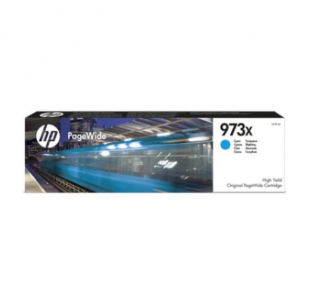 HP 973X High Yield Cyan Original PageWide Cartridge (7,000 pages)