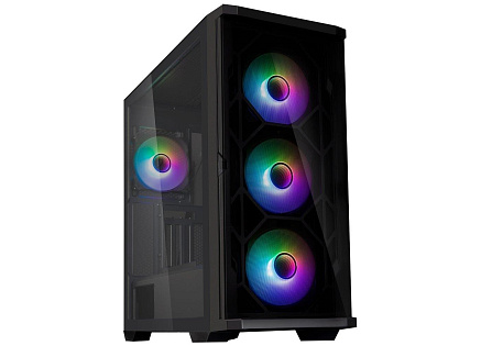Zalman skříň Z10 Duo / ATX / 4x120 mm ARGB fan / 2xUSB 3.0 / USB-C / tvrzené sklo