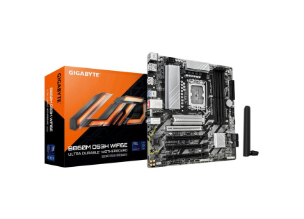 GIGABYTE MB Sc LGA1851 B860M DS3H WIFI6E, Intel B860, 4xDDR5, 2xDP, 1xHDMI, WiFi, mATX