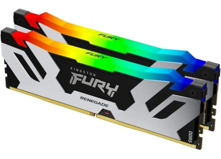 KINGSTON DIMM DDR5 96GB (Kit of 2) 6000MT/s CL32 FURY Renegade RGB XMP KINGSTON DIMM DDR5 96GB (Kit of 2) 6000MT/s CL32 FURY Renegade RGB XMP