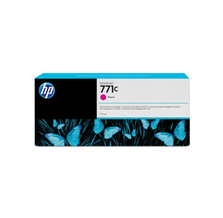 HP 771C Magenta DJ Ink Cart, 775 ml, B6Y09A