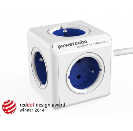 Allocacoc PowerCube Extended Blue (1,5m)