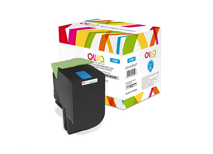 OWA Armor toner pro LEXMARK CX310, 410, 510, 2000 Stran, 80C2SC0, modrá/cyan