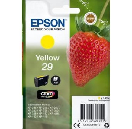 EPSON ink bar Singlepack "Jahoda" Yellow 29 Claria Home Ink