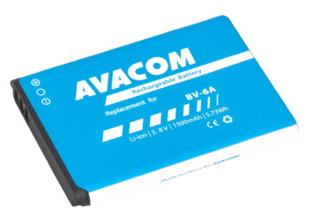 AVACOM baterie do mobilu Nokia 8110 4G, 2720 flip, Li-Ion 3,7V 1500mAh (náhrada BV-6A) AVACOM baterie do mobilu Nokia 8110 4G, 2720 flip, Li-Ion 3,7V 1500mAh (náhrada BV-6A)