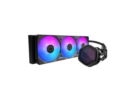 Cooler Master vodní chladič MasterLiquid Atmos II Pixel LED, 3x120mm, LGA1851, AM5, černá