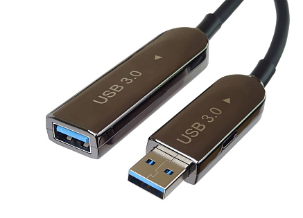 PREMIUMCORD Kabel USB3.0 + 2.0 prodlužovací optický AOC kabel A/Male - A/Female 20m