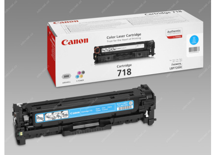Canon TONER cyan CRG-718C azurový pro i-Sensys LBP7200CDN, LBP7210Cdn, LBP7660CDN, LBP7680CX, MF724Cdw (2 900 str.) Canon TONER cyan CRG-718C azurový pro i-Sensys LBP7200CDN, LBP7210Cdn, LBP7660CDN, LBP7680CX, MF724Cdw (2 900 str.)