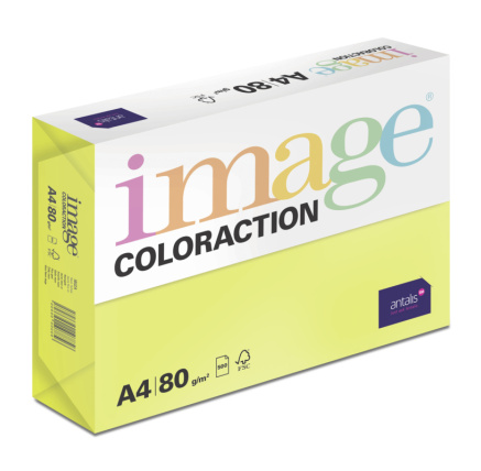 Antalis Papír Image Coloraction Ibiza - reflexní žlutá (NeoGb) A4 (80g/500ks)