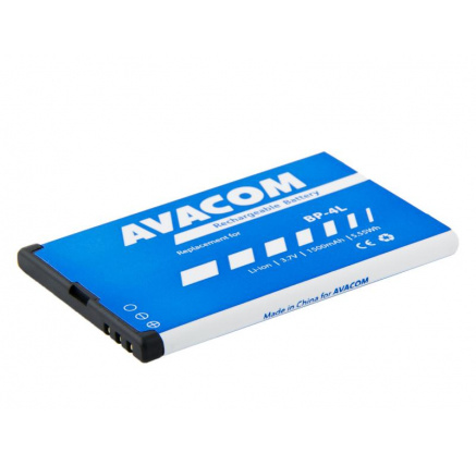AVACOM baterie do mobilu Nokia E55, E52, E90, Li-Ion 3,7V 1500mAh (náhrada BP-4L) AVACOM baterie do mobilu Nokia E55, E52, E90, Li-Ion 3,7V 1500mAh (náhrada BP-4L)