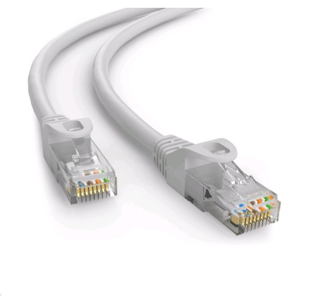 C-TECH kabel patchcord Cat6e, UTP, šedý, 15m C-TECH kabel patchcord Cat6e, UTP, šedý, 15m