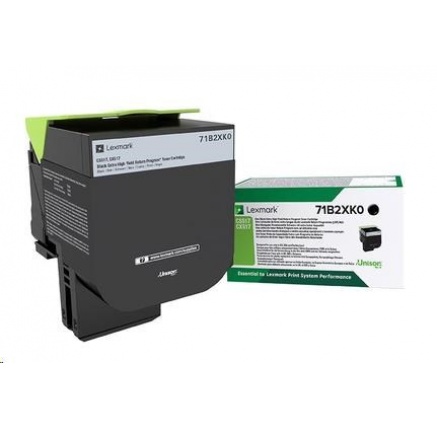 Lexmark toner pro CS/CX517 black z programu Lexmark Return na 8 000 stran Lexmark toner pro CS/CX517 black z programu Lexmark Return na 8 000 stran