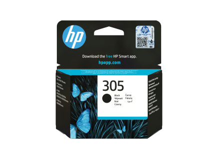 HP 305 Black Original Ink Cartridge (120 pages)