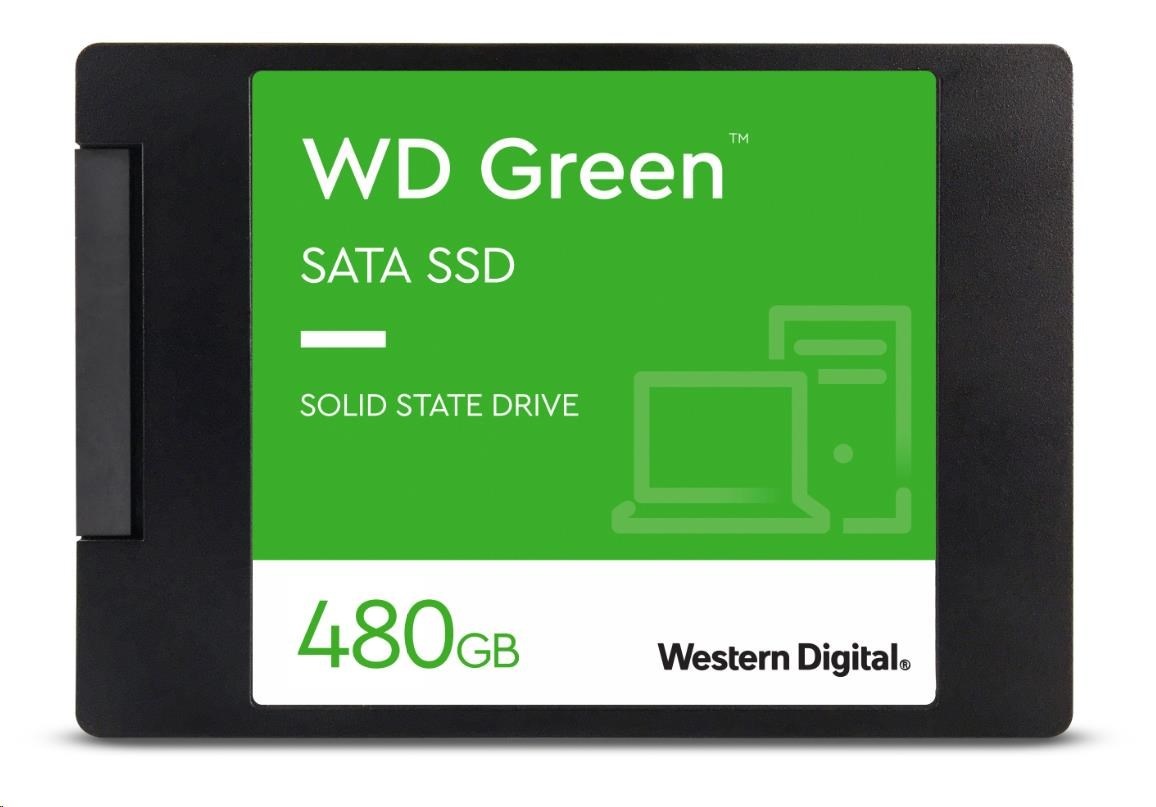 WD GREEN SSD 3D NAND WDS480G2G0A 480GB SATA/600, (R500, W400MB/s), 2.