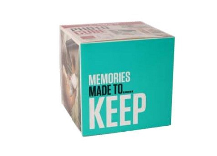 Canon foto-papír PP-201 5x5 white blue (40 obr.) + akrylový fotorámeček