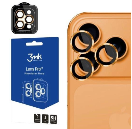 3mk Lens Protection Pro pro Apple iPhone 17 Pro /17 Pro Max Orange 3mk Lens Protection Pro pro Apple iPhone 17 Pro /17 Pro Max Orange