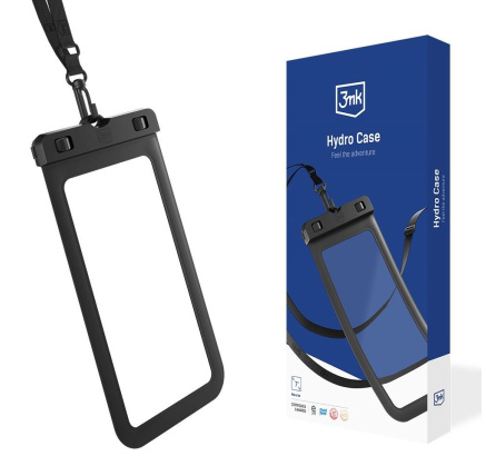 3mk pouzdro voděodolné Hydro case pro zařízení do 7", černá 3mk pouzdro voděodolné Hydro case pro zařízení do 7", černá