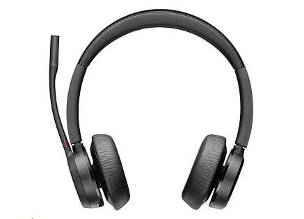 Poly Voyager 4320 MS Teams bezdrátová náhlavní souprava, BT700 USB-A adaptér, stereo, nabíjecí stojánek