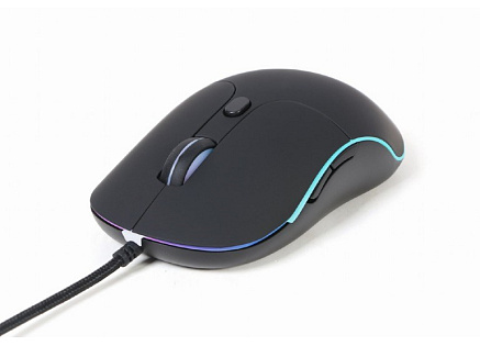 GEMBIRD myš MUS-UL-02, podsvícená, černá, 2400DPI, USB