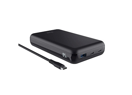 TRUST Powerbanka pro Notebook 100W, 2xUSB-C, 1xUSB - 20000mAh
