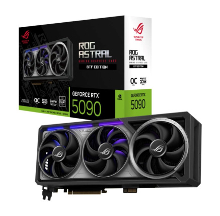 ASUS VGA NVIDIA GeForce RTX 5090 ROG ASTRAL BTF 32GB OC, 32GB GDDR7, 3xDP, 2xHDMI