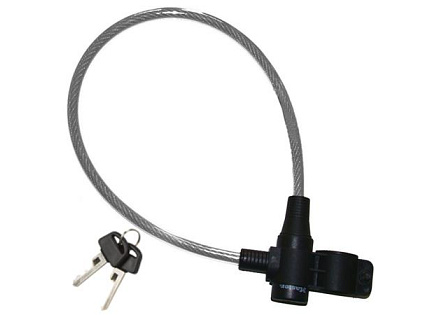Master Lock Ocelové lanko na kolo  8269EURDPRO_65cm, průhledné