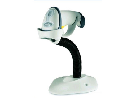 Zebra LS2208, čtečka čarového kódu, KIT, white, USB - HID