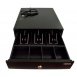 Virtuos pokladní zásuvka mikro EK-300C, 9V-24V, s kabelem 24V, pořadač 3/4, černá