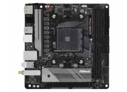 ASRock MB Sc AM4 A520M-ITX/AC, AMD A520, 2xDDR4, HDMI, DP