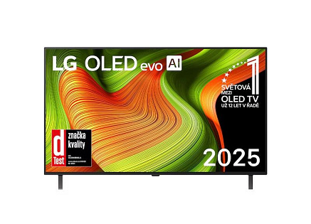LG OLED55B56LA 55" 4K Smart TV, OLED, Perfect Black, webOS, AI Magic Remote, HDMI 2.1, USB, Wi-Fi, Bluetooth